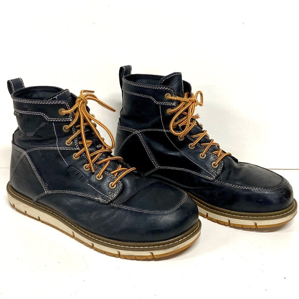 Men's Keen Utility Boots Waterproof Aluminum Toe Black Size 11D Work Boots